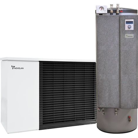 Paquete Novelan Bomba de calor aire/agua LAD-9 9,0kW con Compact Station Dual CSD 103609CSD22