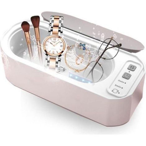 Nettoyeur À Ultrasons - 15 W - 50 000 Hz - 360° Nettoyage - Pour Lunettes Et Bijoux - USB - 1 Pièce (1/3)