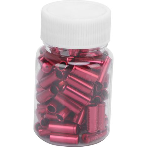 Embouts de câbles de frein - Bonne résistance à la corrosion - Grande robustesse - Plus flexibles - Accessoires de vélo - Rouge (1/5)