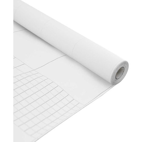 vidaXL Láminas de ventana PVC esmeriladas blanco (1/2)