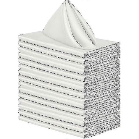 Serviettes de table lavables style ferme pour mariage et baby shower (1/5)