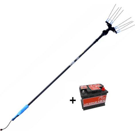 Abbacchiatore a batteria Thor Lisam con Asta Telescopica in Carbonio