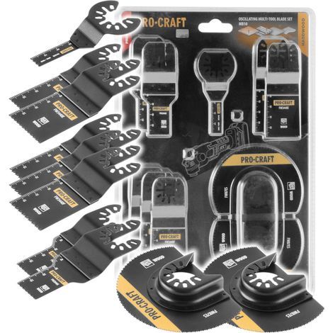 Set di lame Procraft MB10 da 10 pezzi per utensili multifunzione oscillanti (1/5)