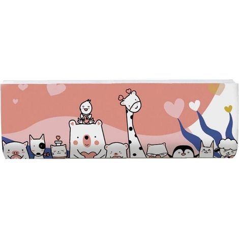 Cache pour climatiseur mural, cache pour climatiseur split (motif rose animal)