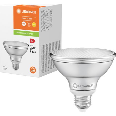 Ledvance PAR30 75 10W/927 Sockel E27 Warmweiß 2700K Reflektorlampe dimmbar Schraubsockel (1/5)