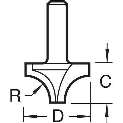 TREND C072X1/4 SASH BAR 7.9MM RADIUS
