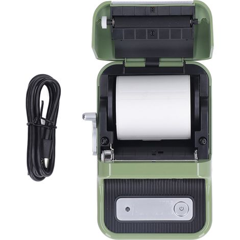B21 Imprimante d'étiquettes thermique sans fil Bluetooth 4.0 pour bureau et supermarchés, contrôle via application, 5V 1A (1/5)