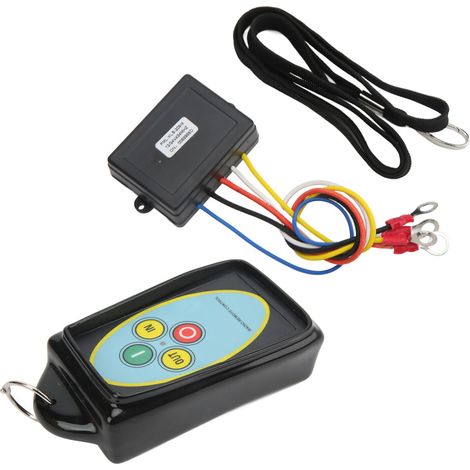 Kit di controllo remoto wireless per verricelli Tuff Stuff, 12V/24V, portata di 23 metri, 434 MHz