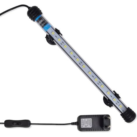 Lampe à LED d'aquarium Lumière d'aquarium Plante & Poisson Rampe D'Éclairage 28 cm Blanc VXN2495 (1/5)