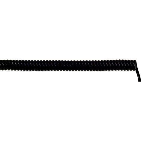 LAPP 73220233 Spiralkabel UNITRONIC® SPIRAL 400 mm / 1600 mm 12 x 0.14 mm² Schwarz 1 St.