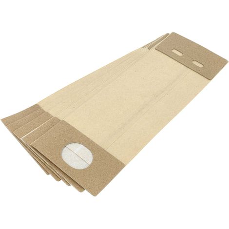 vhbw 5x Turbofilter kompatibel mit Makita BO5021, BO6030, BO5020, BO4900VJ Schwingschleifer, Exzenterschleifer - Papier-Staubbeutel Set, braun