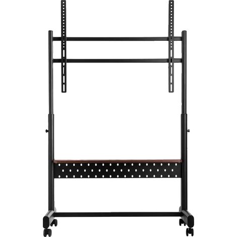 Meuble TV, Hauteur Réglable, Design Mobile, noir (1/2)
