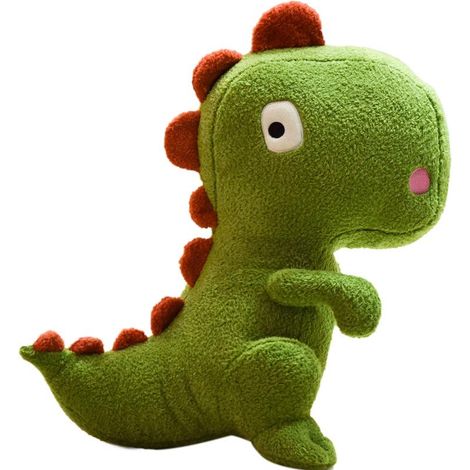 Peluche dinosaure géante de 45 cm, adorable et mignonne, idéale comme coussin ou compagnon de sommeil pour un petit garçon ou une petite fille. Cadeau d'anniversaire parfait. (1/5)