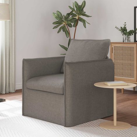 Sofa Taupe 75 x 82 x 85 cm Stoff