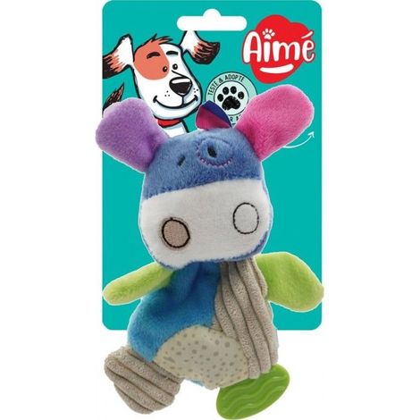 AIME Mini Jouet peluche vache - Pour chien (1/5)