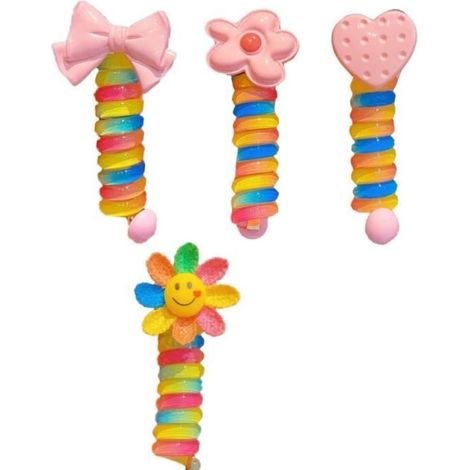 Bandes Cheveux Colorées En Fil De Téléphone Pour Enfants,Attaches Cheveux En Spirale,Cordon Téléphone,Bandes Cheveux Tressées (1/4)
