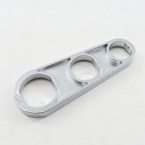 Clé de démontage d'aérateur de robinet 6 en 1, outils d'installation et de démontage multi-tailles, trois/cinq trous
