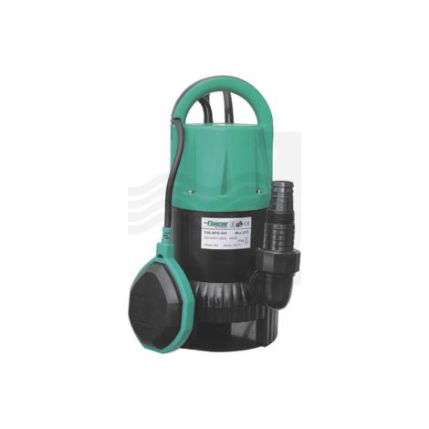 POMPE ÉLECTRIQUE SUBMERSIBLE EN TECHNOPOLYMÈRE POUR EAUX USÉES Puissance : 400 watts