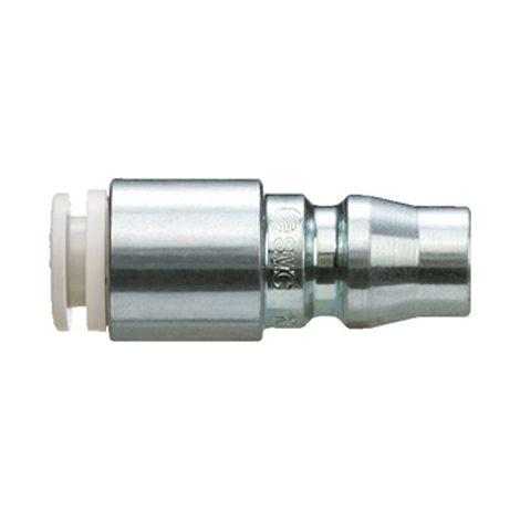Raccord rapide pneumatique SMC, Raccord monotouche vers Mâle 8mm en Acier ( Prix pour Sachet de 5 )
