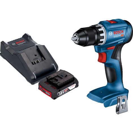 Bosch GSR 18V-45 Professional Perceuse-visseuse sans fil 18 V 45 Nm Brushless + 1x batterie 2,0 Ah + chargeur