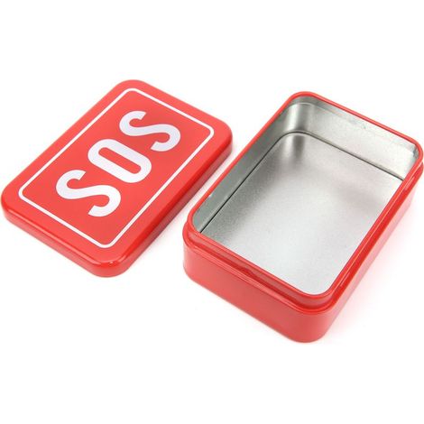 Boîte à outils d'urgence extérieure SOS en acier inoxydable, boîte libre-service (1/5)