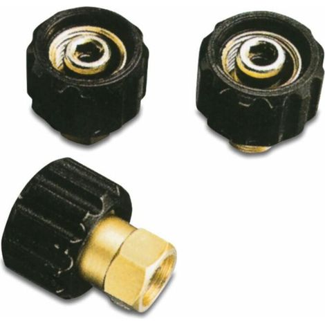Raccord à visser M22 Femelle 3/8' GAS mâle – Connexion étanche sous pression – Compatible tuyaux M22 et 3/8' – Installation facile - M22x1
