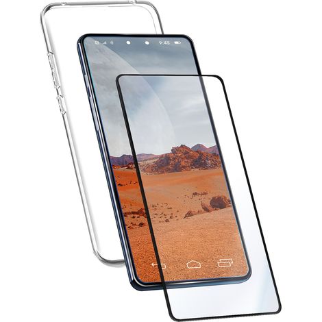 Myway custodia compatibile conhonor x6 + protezione schermo in vetro temperato piatto (1/5)