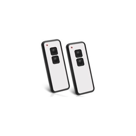 Lot de 2 émetteurs portatifs 433,92 MHz pour porte de garage Novotron 522, 524, 502 MAX43-2, 512 Mix 43-2, 2 canaux (1/5)