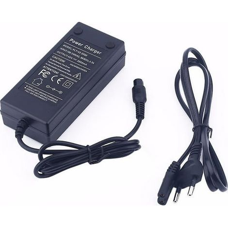 Chargeur batterie pour gyroroue électrique, scooter auto-équilibré, hoverboard, adaptateur secteur 36V, charge rapide, compatible trottinette intelligente (1/5)