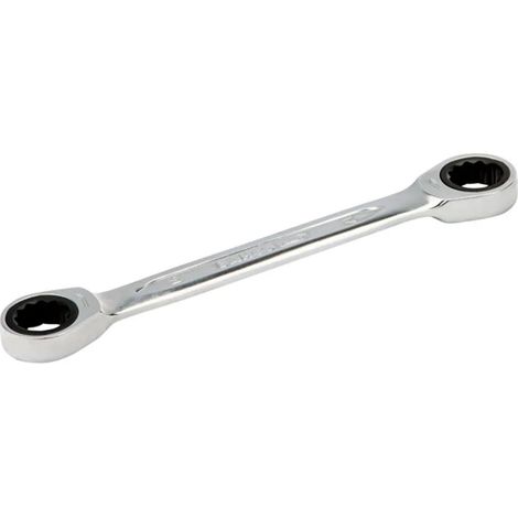 Chiave a cricchetto Bahco double star finitura cromo 115 mm