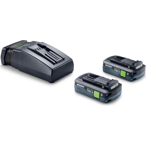 Festool set energia 18V 2xTBX4/TCL6