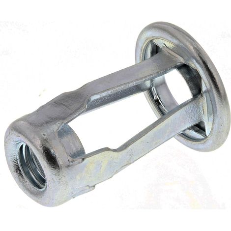 Rs Pro – Insert fileté M6 en acier galvanisé – Fixation Ø 11.43mm – Profondeur 23.34mm – Lot de 50 unités (1/2)