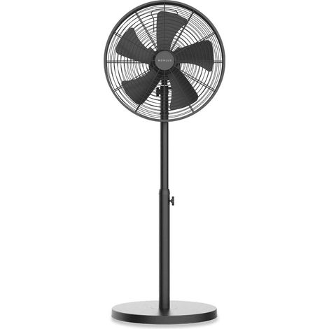 Newlux Ventilador de Pie Negro Smart 5 W1250 5 Aspas de ø40cm
