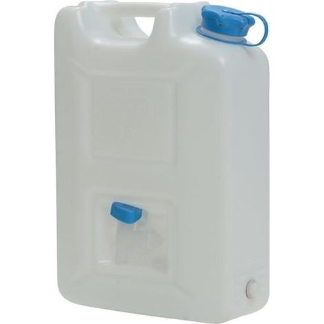 hünersdorff bidón de agua 22 l HD-PE apilable, con grifo - 816700