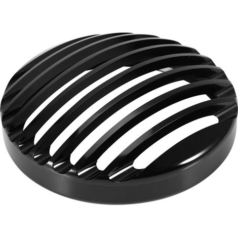Grille de phare noire pour moto (compatible avec Harley XL883 XL1200 Dyna) (La marque Harley GBC enfreint les droits de propriété intellectuelle américains et ne peut être mentionnée) (1/5)