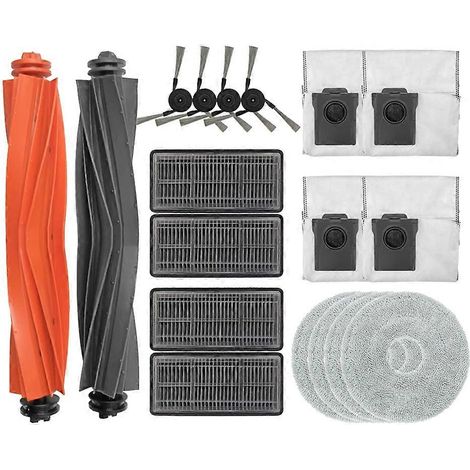 Pièces de rechange pour balai Dreame X40 Pro Ultra : brosse principale, filtre HEPA, sac à poussière et accessoires. (1/5)