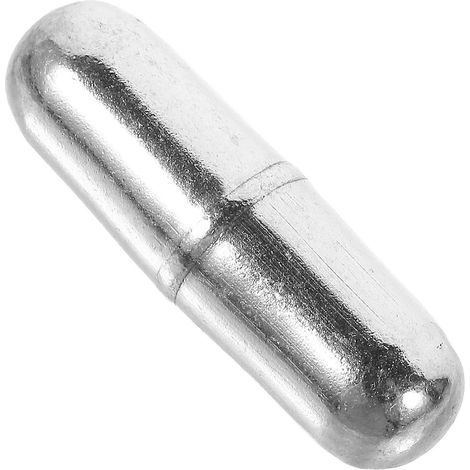 Agitateur magnétique en acier inoxydable, barre d'agitation magnétique de laboratoire-2.35X0.70X0.70CM-Silver (1/3)