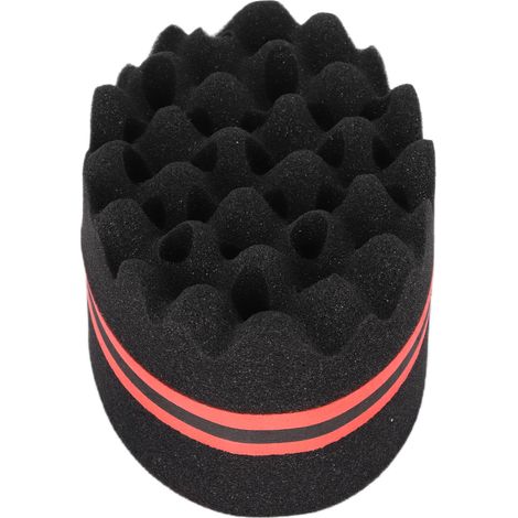 Éponge à cheveux pour boucles et dreadlocks, outil de coiffure afro pour hommes et femmes (1/5)