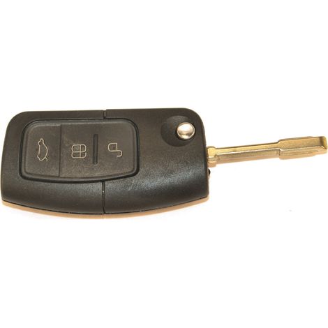FOR304 - Coque compatible avec Ford Max Fiesta Mondeo Focus Ka 3 boutons (1/2)