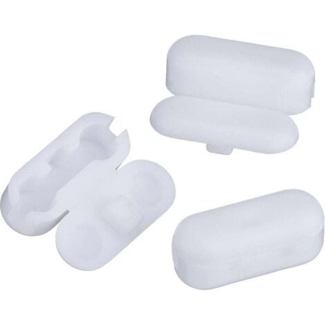 Pair Kugelketten-Kordelverbinder-Clips für vertikale Raffrollos, Ersatz (Kunststoff A), 20 Stück (1/5)