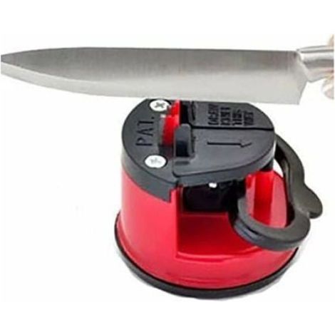 Affûteur De Couteau - Carbure De Tungstène - Pour Lames Droites Et Dentelées - Base D'aspiration Power Lock - 1 Pièce (1/4)