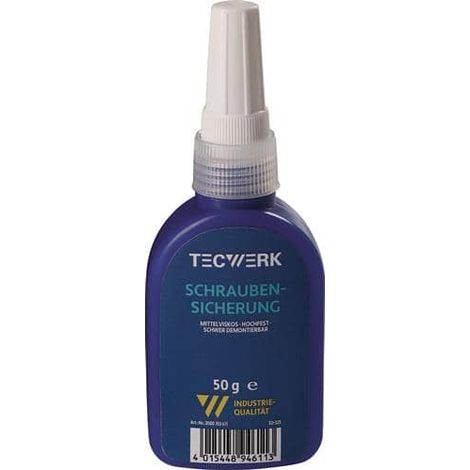 TECWERK Schraubensicherung 50g hf.mv.grün Flasche TECWERK (1/2)
