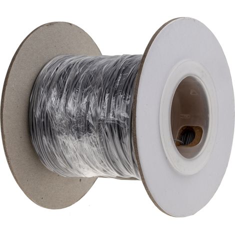 Fils de connexion RS PRO UL11028, 11 0,2 mm² 24 AWG, 600 V, MPPE Gris, 100m ( Prix pour Bobine de 100 Mètres )