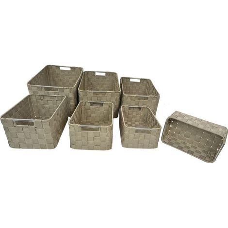 Cassetto poliestere tortora 1-7 cm 38x28h21