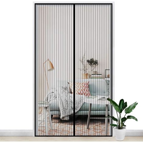 Magnetisches Fliegengitter für Türen 120x220cm, Insektenschutz ohne Bohren (1/5)