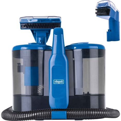Scheppach Nettoyeur détacheur SWC600 - 600W - puissance d'aspiration 15 kPA - 0,45 L/min - réservoir 1,5L - accessoires inclus (1/5)