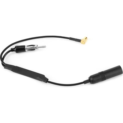 Adaptateur répartiteur d'antenne DAB 34,5 cm / 13,6 pouces, gain 15-20 dB, faible consommation d'énergie pour autoradio (1/5)
