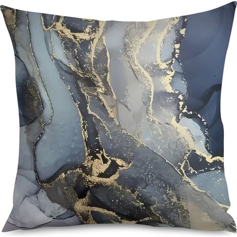 Housse de Coussin Marbre Graphique (1/5)