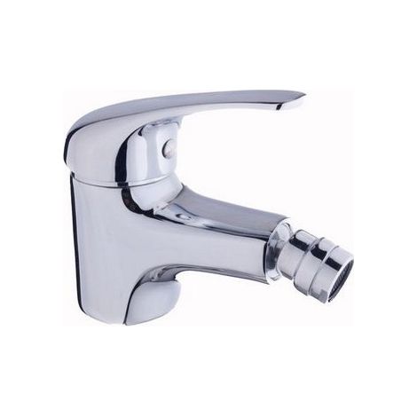 Miscelatore Monocomando per Bidet Serie Alice – Cromato con Piletta Pop-Up 1"1/4 e Flessibili (1/2)