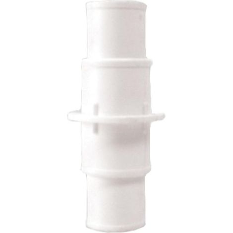 Raccord pour tuyaux flottants - Lot de 1 - Plastique résistant - Connexion Ø32-38mm - Pour piscine et filtration - Compatible diamètres 32 et 38 mm
